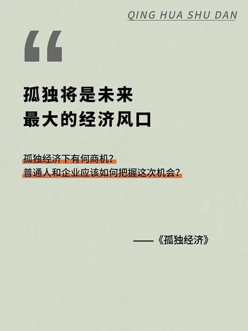 孤独经济现象(孤独经济的意义)