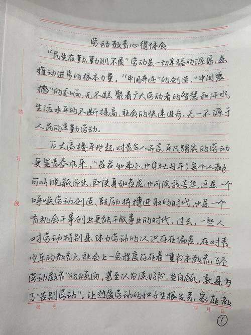 劳动教育实践(劳动教育实践感想500字)